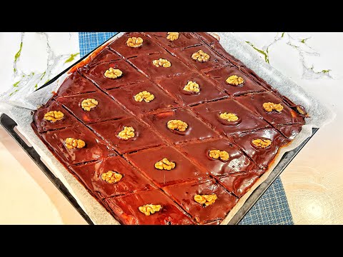 Видео: Турецкий пирог «Ривани». Казакша рецепт. Научил турецкий повар. #простойрецепт