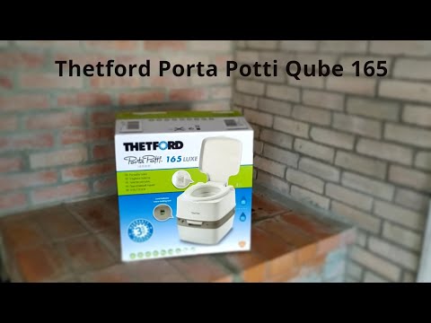 Видео: Биотуалет Thetford Porta Potti Qube 165 Luxe Ivory