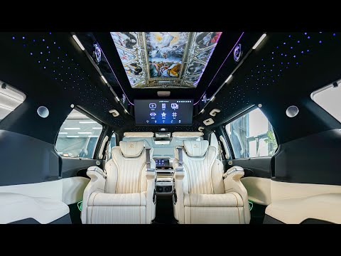 Видео: Процесс изготовления комфортабельного лимузина Carnival High Limousine в Корее