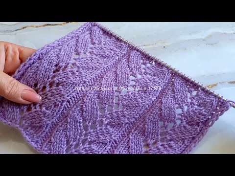 Видео: ✔ РОСКОШЬ В КАЖДОЙ ПЕТЕЛЬКЕ!!! "СУПЕР ВЕТОЧКА" - КРАСИВЫЙ АЖУРНЫЙ УЗОР СПИЦАМИ