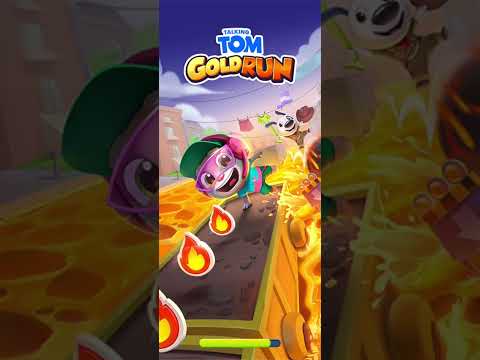 Видео: Играем Talking Tom Gold Run
