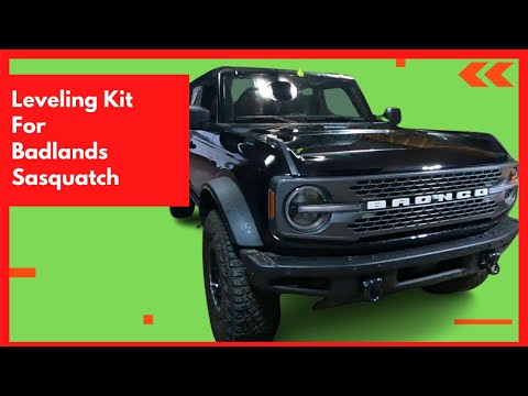 Видео: Комплект для выравнивания подвески Ford Bronco Badlands Sasquatch 2021 года