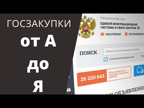 Видео: Как участвовать в тендерах?  Госзакупки 44 ФЗ для начинающих.