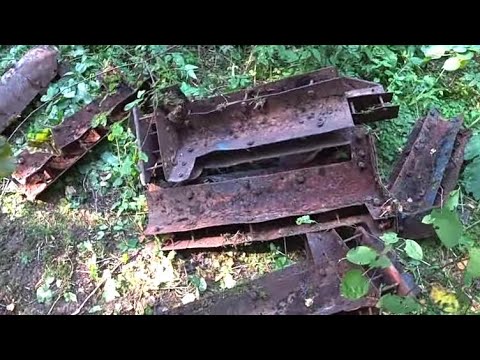Видео: Металлокоп в Тайге. Сгоревшая вахтовка и другой металлолом!!!