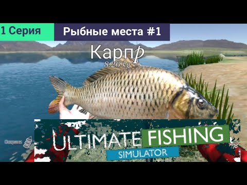 Видео: Ultimate fishing Simulator/Android/IOS/РЫБНЫЕ МЕСТА #1