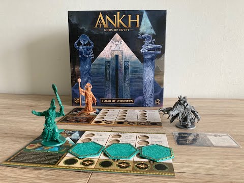 Видео: Ankh: Gods of Egypt - Tomb of Wonders (CMON), pt.1//Анх: Боги Египта - Гробница чудес (CMON), ч.1