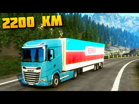 Видео: Везу Цветы в Италию 2200 КМ - EURO TRUCK SIMULATOR 2