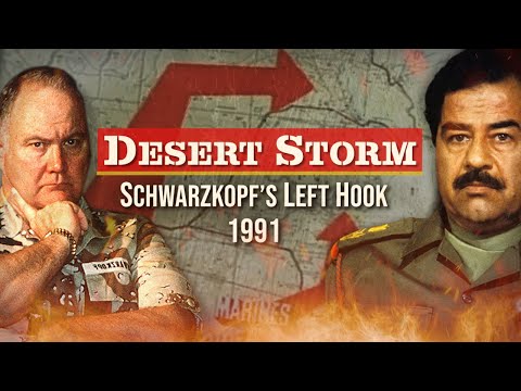 Видео: Шварцкопф сокрушил миллионную армию Саддама за 4 дня! — Левый крюк из «Бури в пустыне»