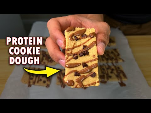 Видео: Протеиновые батончики со вкусом теста для печенья