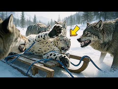 Видео: Я СПАС УМИРАЮЩЕГО СНЕЖНОГО БАРСА... ВОЛКИ ОКРУЖИЛИ БАРСА... БРАКОНЬЕРЫ усыпили барса.