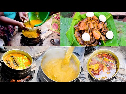 Видео: Еда африканской деревни || Как приготовить вкусную апрапрансу – суп из пальмовых орехов