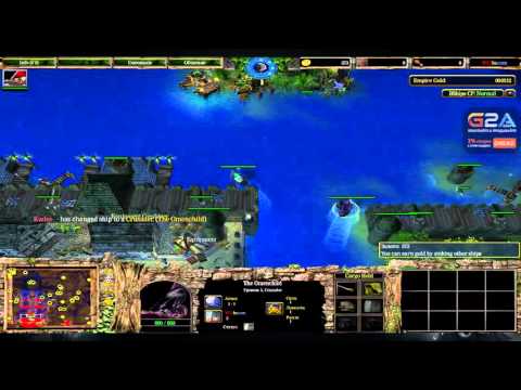 Видео: Стрим 06.04.2016.[3] Warcraft III Battleships Crossfire, Battle Tanks, Escape Gay Space