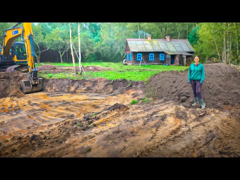 Видео: Создание пруда мечты на тихом хуторе: экобассейн с кувшинками и форелью. Уникальное блюдо из гуся