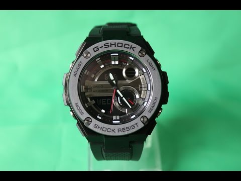 Видео: G-SHOCK GST-210B-1A | Обзор и настройка (на русском) | Купить со скидкой
