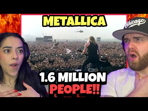 Видео: У КАРЕН ОТВАЛИЛАСЬ ЧЕЛЮСТЬ, УВИДЕВ ТОЛПУ! Metallica - Enter Sandman Live, Москва, 1991. Реакция К...