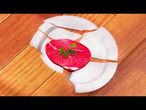 Видео: не хотите стекла на ужин?