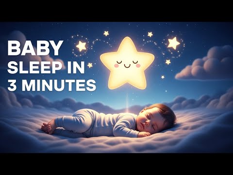 Видео: Twinkle Twinkle, маленькая звёздочка 🌙 | Малыш засыпает за 3 минуты 💖 Успокаивающая колыбельная