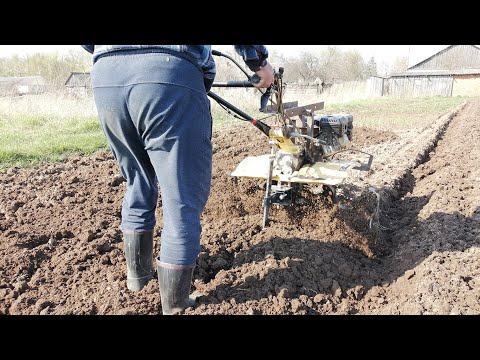 Видео: РАБОТАЕТ КАК НОВЫЙ. Мотоблок Huter МК-8000 BIG FOOT на 4-й год эксплуатации