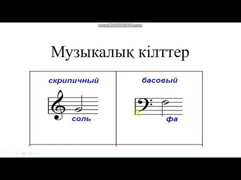 Видео: Музыкалық дыбыс. Нота арқауы.