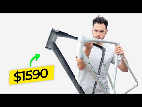 Видео: Я разрезал пополам высококачественную гравийную раму из «китайского карбона»... Вот что я нашёл! ...