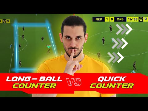 Видео: ДЛИННЫЙ КОНТРМЯЧ ПРОТИВ БЫСТРОГО КОНТРМЯЧА ⚡️🤩 eFootball ДЛЯ МОБИЛЬНЫХ УСТРОЙСТВ И КОНСОЛИ
