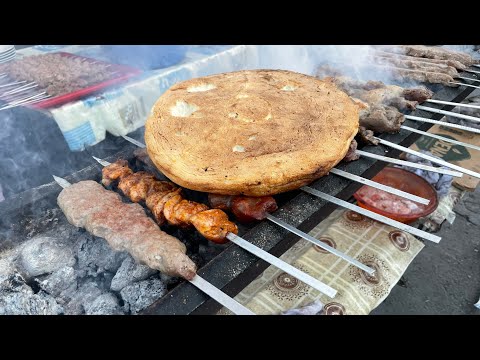 Видео: Шашлыки по Узбекски! Как готовят Шашлыки в Ташкенте! Чагатай!