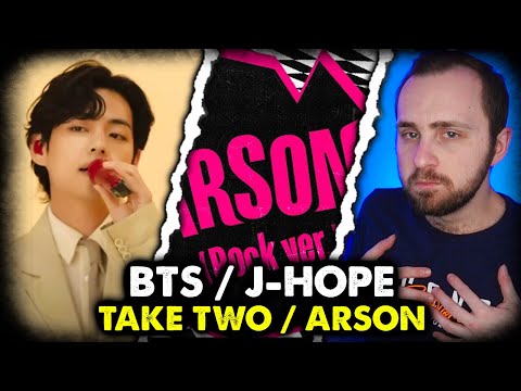 Видео: BTS - Take Two Live, J-Hope - Arson (rock ver) // реакция на кпоп #2023btsfesta