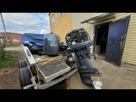 Видео: Непонятная ТЕЧЬ МАСЛА лодочный мотор Ямаха  F60CET . Отделяем мотор от ноги . #ямаха #лодочныймотор 