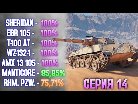 Видео: 100% НА ВСЕХ ЛТ 10 УРОВНЯ: СЕРИЯ 14 - RHM. PZW. ✱ 01.10.25
