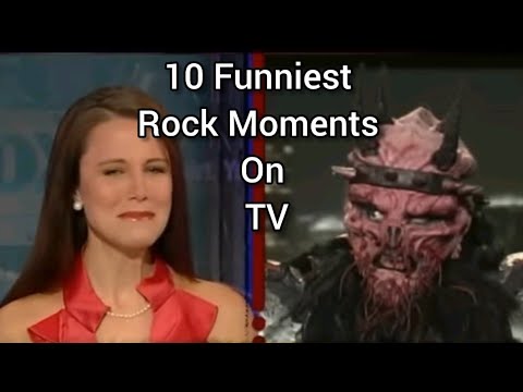Видео: 10 самых смешных рок-моментов на ТВ
