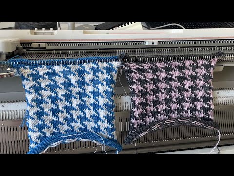 Видео: Узор "Гусиная лапка"