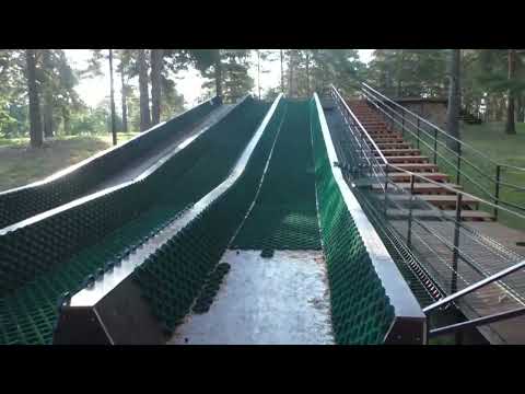 Видео: В поселке Сясьстрой благоустраивали реликтовый сосновый бор на уникальной речной дюне Видео 27.08.22