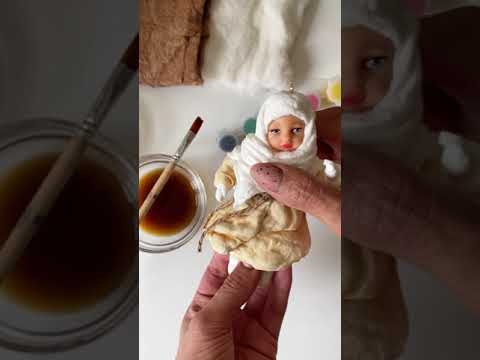 Видео: Мастер класс «Ватная кукла» часть 4