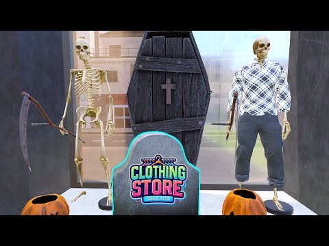 Видео: Хэллоуинское обновление | Clothing Store Simulator # 24