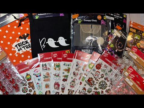 Видео: Улов Dollar General! Куча наклеек! Находки к Хэллоуину и Рождеству! Поделки ручной работы!