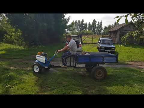 Видео: Первый выезд с самодельным прицепом