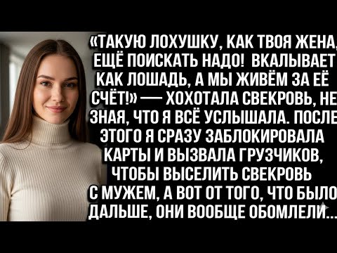Видео: «ТАКУЮ ЛОХУШКУ, КАК ТВОЯ ЖЕНА, ЕЩЁ ПОИСКАТЬ НАДО! ПАШЕТ КАК ЛОШАДЬ, А МЫ ЖИРУЕМ!»—ХОХОТАЛА СВЕКРОВЬ!