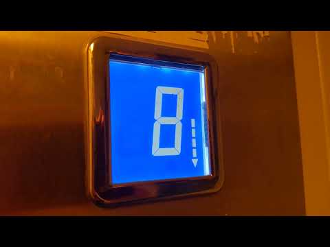 Видео: (058) (Переснято) Лифт КМЗ (2013 г.) V=1 м/с, Q=320 кг.