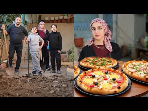 Видео: Как приготовить вкусную домашнюю пиццу 🍕