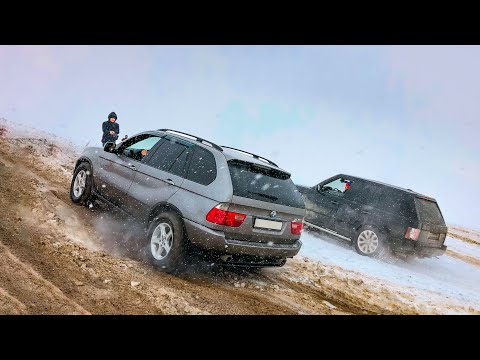 Видео: КАК ОН ЭТО ДЕЛАЕТ? BMW X5 показал ПОЛНЫЙ ПРИВОД Range Rover 5.0 и Mercedes ML