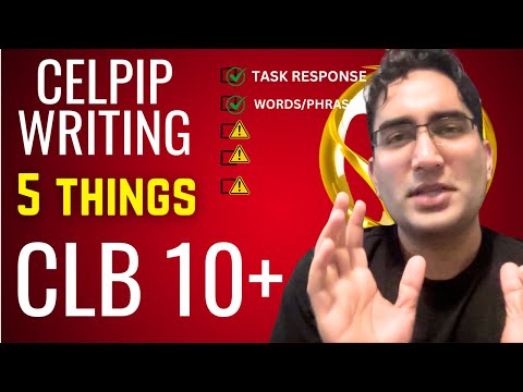 Видео: 5 важнейших ключей оценки для написания CELPIP: подробный урок!