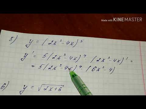Видео: 10 класс. Производная сложной функции