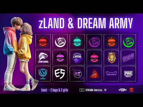 Видео: 🏆 MALE & FEMALE ЕVENT BY DREAM ARMY & zLAND | PRIZE POOL 15.000₽ 🏆 СТРИМ ПУБГ МОБАЙЛ 🏆