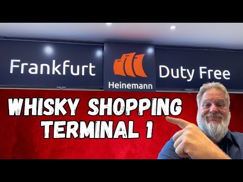 Видео: Магазин беспошлинной торговли в аэропорту Франкфурта, Германия | Терминал 1 для покупки виски