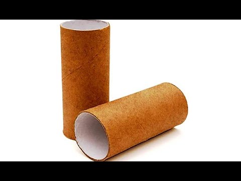 Видео: Две удивительно прекрасные поделки на ёлку из подручных материалов Лучшие игрушки на елку из втулок