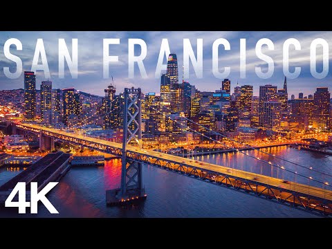Видео: [4K] САН-ФРАНЦИСКО, 2025 — 3-часовой фильм релаксации с дрона | Калифорния Калифорния США США