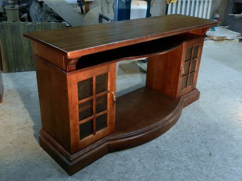 Видео: Тумба для камина.  Часть 2.