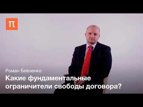 Видео: Договорное право – Роман Бевзенко