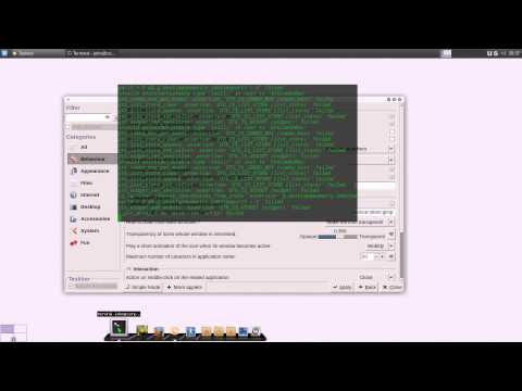 Видео: XFCE. Cairo-Dock и композитный менеджер - часть [2/4].