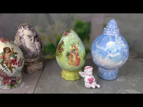 Видео: Небесные ангелы Пасхальные работы ХоббиМакрет